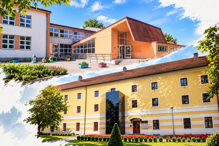 Arhitektonski kolaž moderne i povijesne zgrade